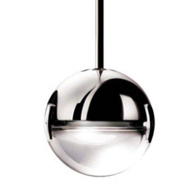 Suspension Globe en Verre et Métal
