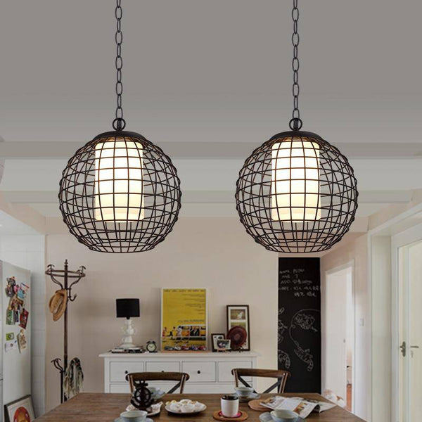 Suspension Boule Cage "Ball".