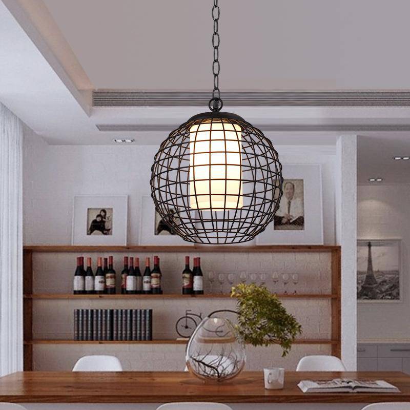 Suspension Boule Cage "Ball".