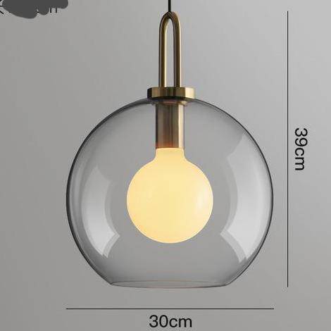 Lustre Boule en Verre Design Room