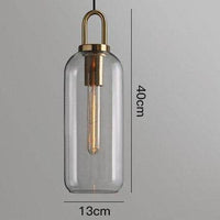 Lustre Boule en Verre Design Room