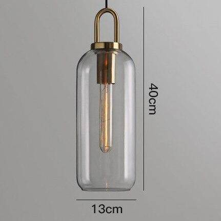 Lustre Boule en Verre Design Room