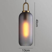 Lustre Boule en Verre Design Room