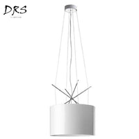 Suspension Rayon Chromé cylindrique et bâtons chromés