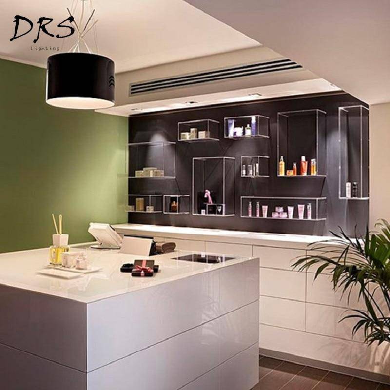 Suspension Rayon Chromé cylindrique et bâtons chromés