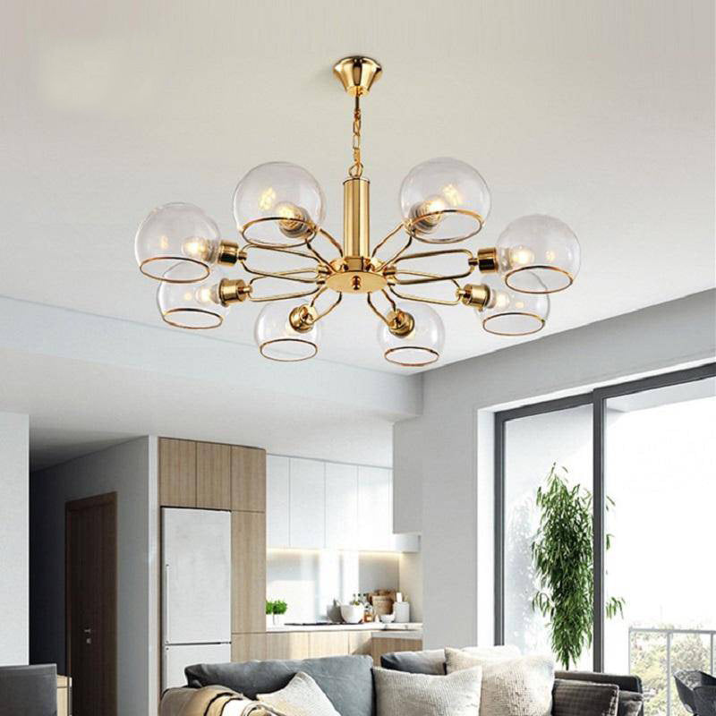 Lustre Gold Glass Design