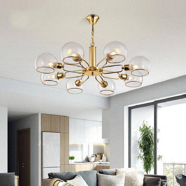 Lustre Gold Glass Design