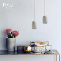 Suspension LED Loft en fausse pierre naturelle