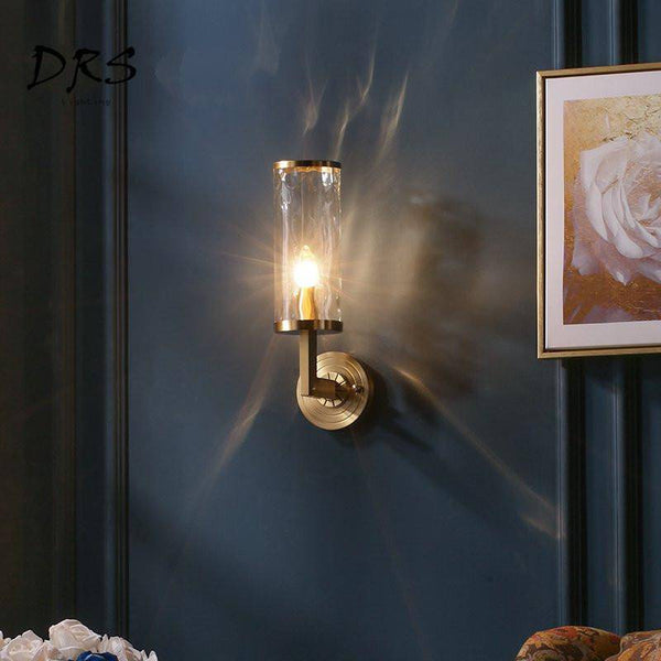 Applique murale dorée « Luxe Luminous »