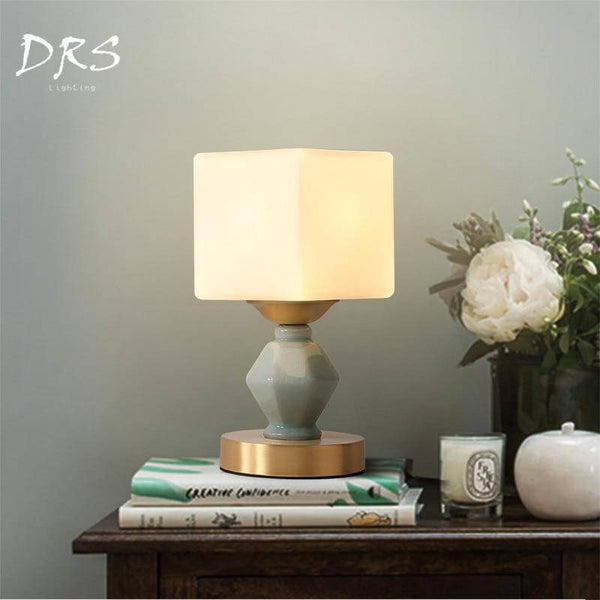 Lampe de chevet en céramique CopperOnUiThread