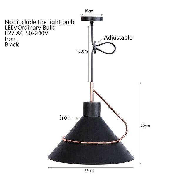 Suspension conique LED Pastoral_Style