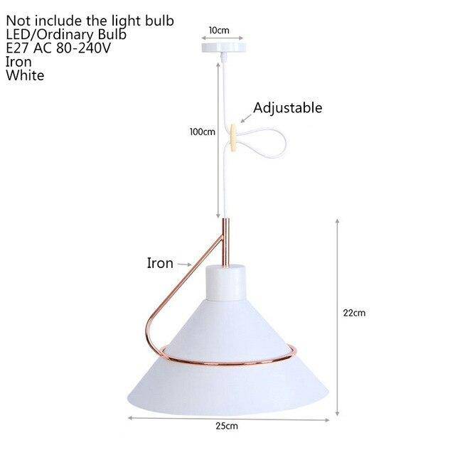 Suspension conique LED Pastoral_Style