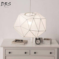 Suspension LED Diamant en verre - Élégance illuminée