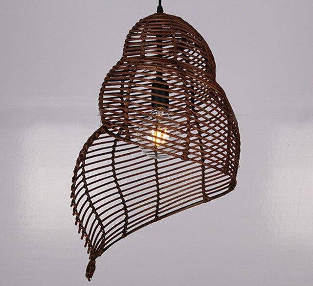 Suspension spirale en bois Asian Zen