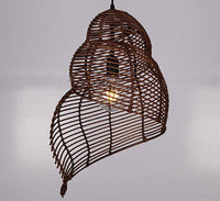 Suspension spirale en bois Asian Zen