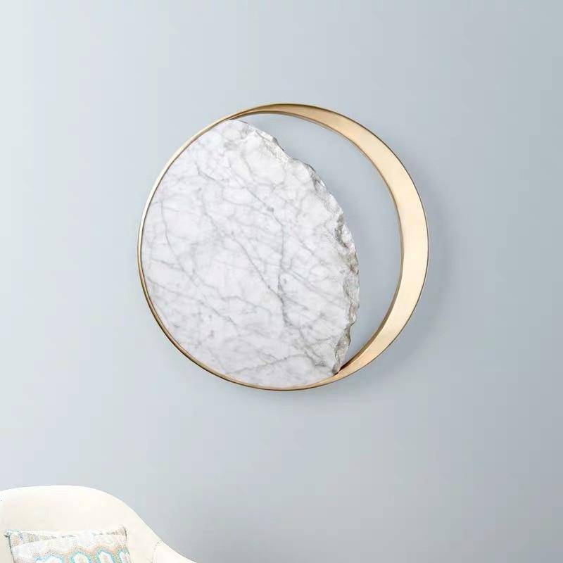Applique murale Marbrée LED Dorée