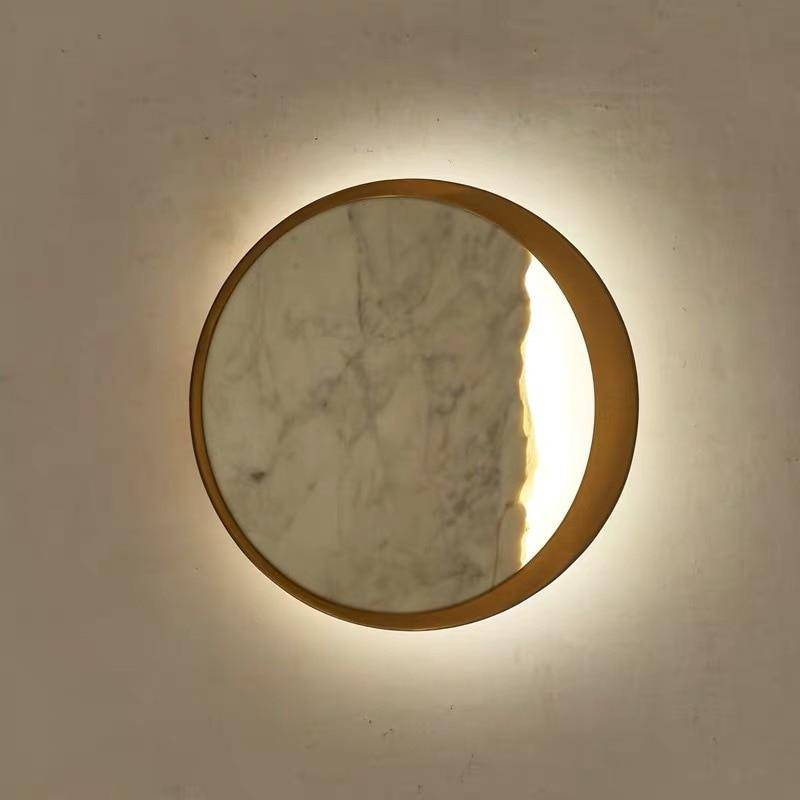 Applique murale Marbrée LED Dorée