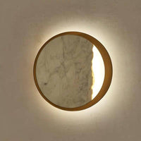 Applique murale Marbrée LED Dorée