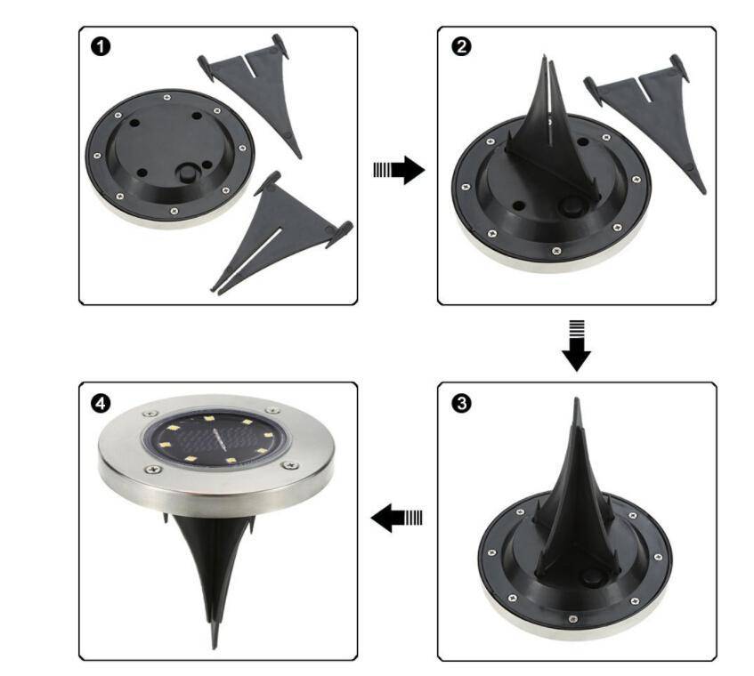 Projecteur encastrable 8 LEDs Lumiparty | Marco Lucetti