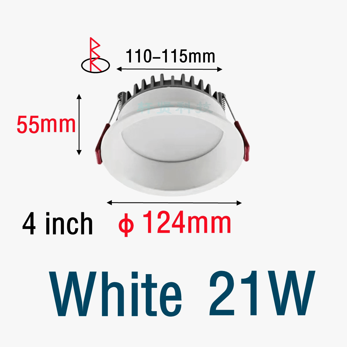 Projecteur encastré LED Spot anti-éblouissement avec intensité variable en aluminium | Marco Lucetti