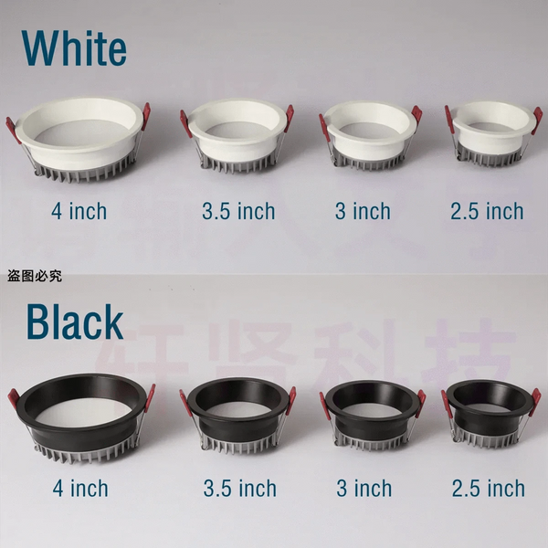 Projecteur encastré LED Spot anti-éblouissement avec intensité variable en aluminium | Marco Lucetti