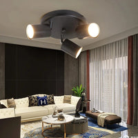 Projecteur LED de Surface avec 3 Lumières Rotatives - Décoration Moderne | Marco Lucetti