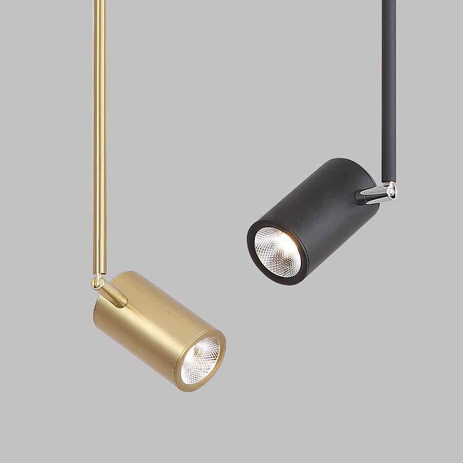 Projecteur LED Diano en aluminium brossé | Marco Lucetti