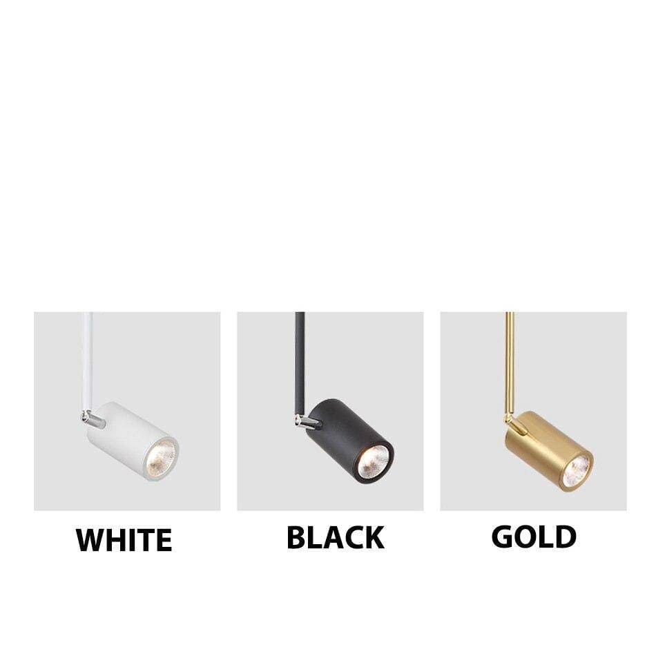 Projecteur LED Diano en aluminium brossé | Marco Lucetti