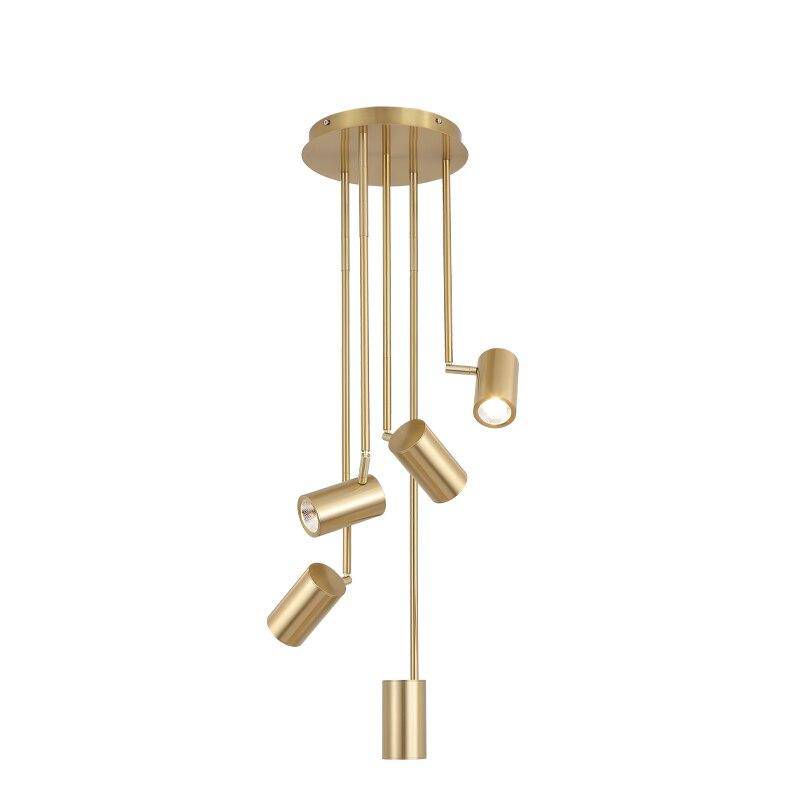 Projecteur LED Diano en aluminium brossé | Marco Lucetti