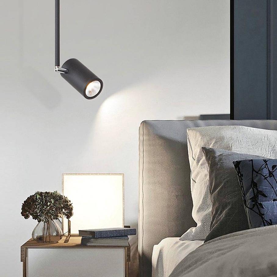 Projecteur LED Diano en aluminium brossé | Marco Lucetti