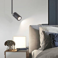 Projecteur LED Diano en aluminium brossé | Marco Lucetti