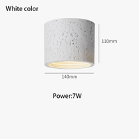 Projecteur LED Downlight Surface Mount Wabi-Sabi Round Earth Tone Japanese Retro Spotlight Soft Lighting Room | Marco Lucetti