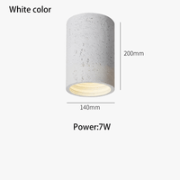 Projecteur LED Downlight Surface Mount Wabi-Sabi Round Earth Tone Japanese Retro Spotlight Soft Lighting Room | Marco Lucetti