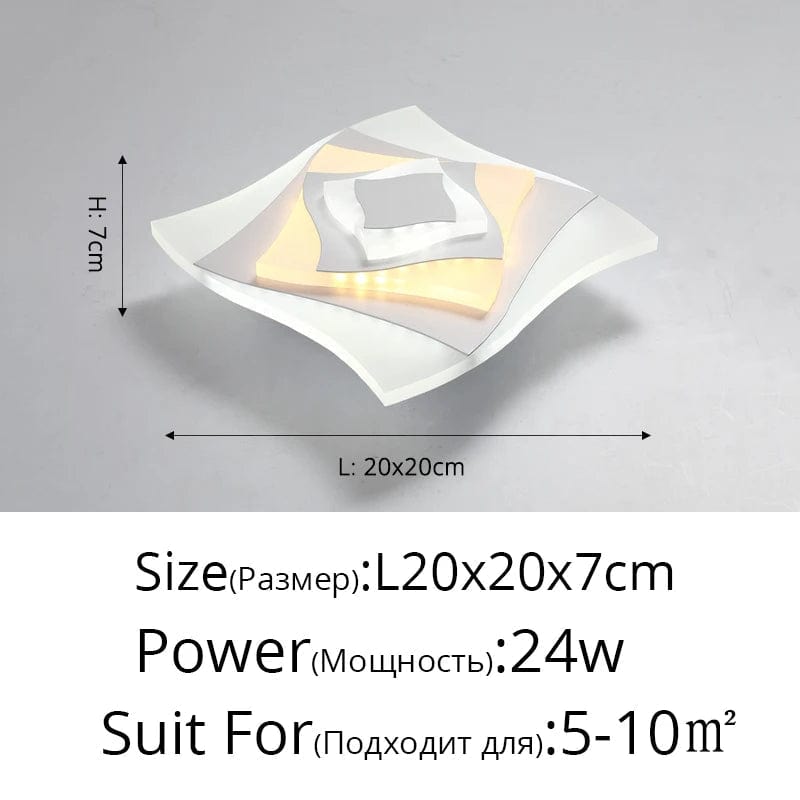 Projecteur LED Fusion Style Chinois Monté en Surface | Marco Lucetti