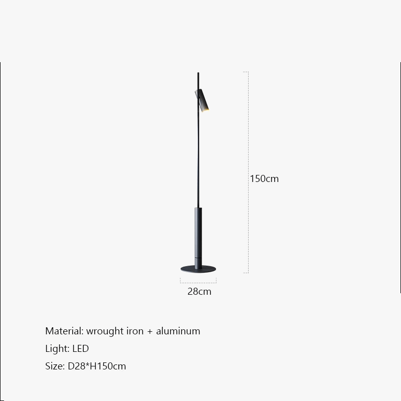 Projecteur LED Minimaliste Nordique Lumina | Marco Lucetti