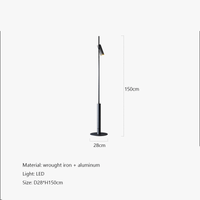 Projecteur LED Minimaliste Nordique Lumina | Marco Lucetti