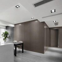 Projecteur LED moderne à focus réglable carré Tiago. | Marco Lucetti