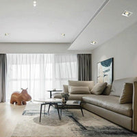 Projecteur LED moderne à focus réglable carré Tiago. | Marco Lucetti