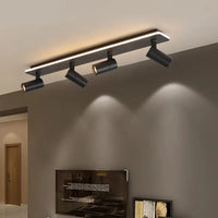 Projecteur LED Noir Moderne - Lumière Nocturne | Marco Lucetti