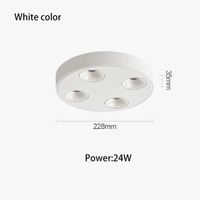 Projecteurs LED Plafonnier Monté en Surface Rond Ultra Mince Spot Mince - Extérieur Nordique | Marco Lucetti