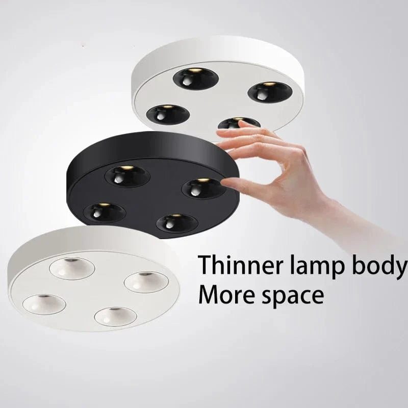 Projecteurs LED Plafonnier Monté en Surface Rond Ultra Mince Spot Mince - Extérieur Nordique | Marco Lucetti