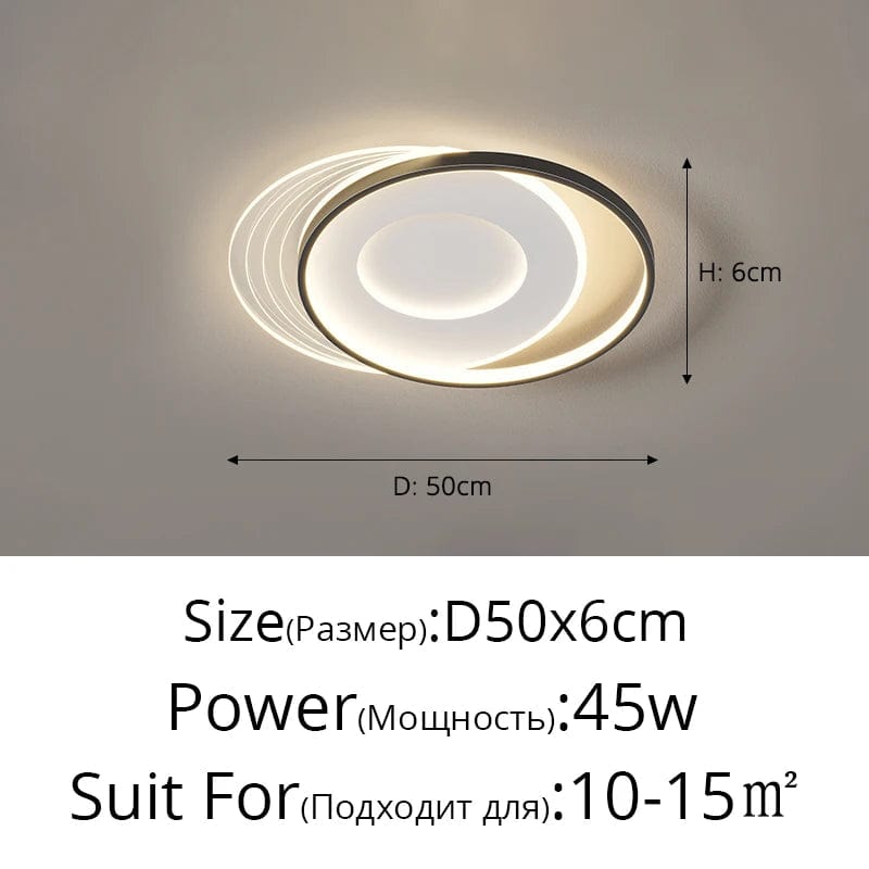 qiyimei - Lampe LED Plafonnier pour Décoration Intérieure Techo. | Marco Lucetti