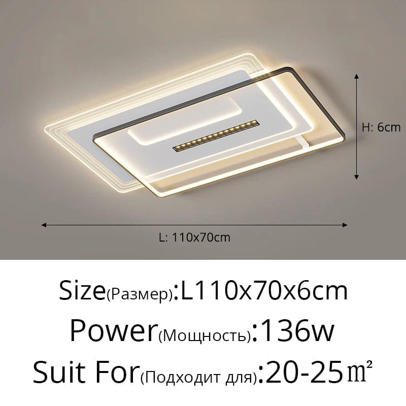 qiyimei - Lampe LED Plafonnier pour Décoration Intérieure Techo. | Marco Lucetti