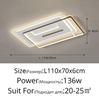 qiyimei - Lampe LED Plafonnier pour Décoration Intérieure Techo. | Marco Lucetti