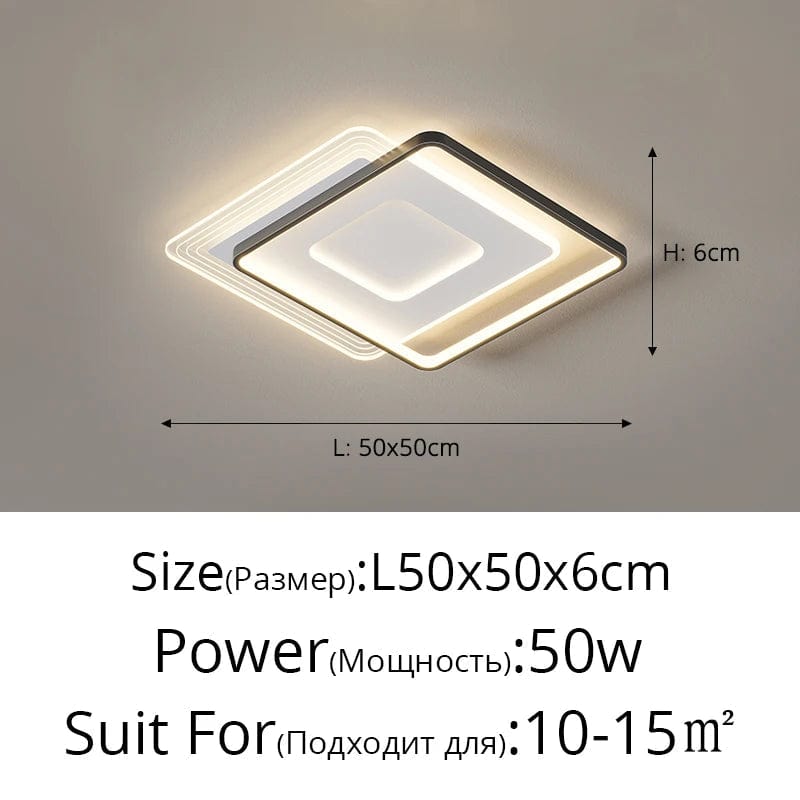 qiyimei - Lampe LED Plafonnier pour Décoration Intérieure Techo. | Marco Lucetti