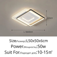 qiyimei - Lampe LED Plafonnier pour Décoration Intérieure Techo. | Marco Lucetti