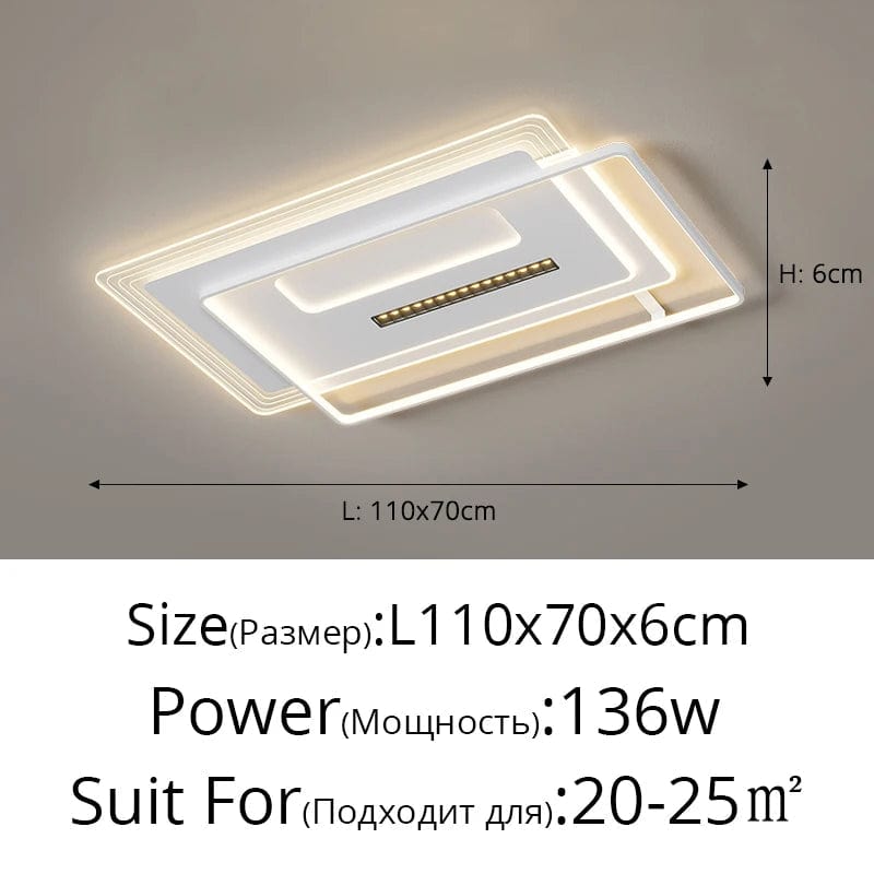 qiyimei - Lampe LED Plafonnier pour Décoration Intérieure Techo. | Marco Lucetti