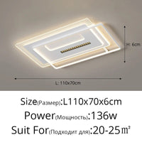 qiyimei - Lampe LED Plafonnier pour Décoration Intérieure Techo. | Marco Lucetti