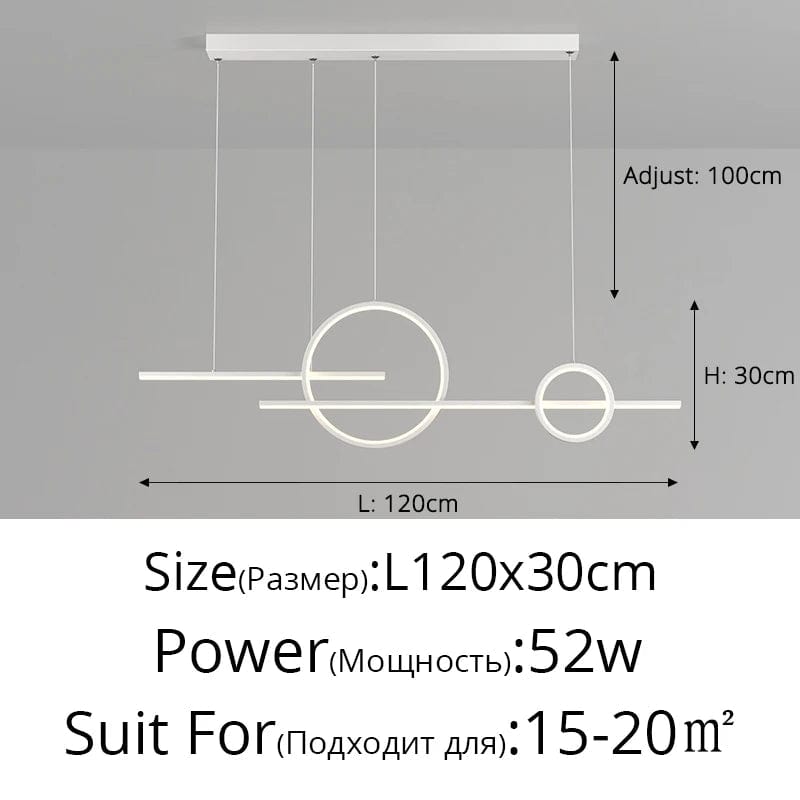 Qiyimei Lampe Suspension LED pour Bar et Décoration Intérieure - Éclairage de Style | Marco Lucetti