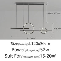 Qiyimei Lampe Suspension LED pour Bar et Décoration Intérieure - Éclairage de Style | Marco Lucetti